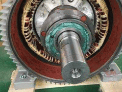 电机轴承生锈滑环电机如何处理？