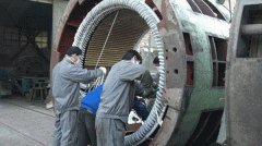 西玛集团西安西玛高压电机修复后，必须对细节进行精细加工。
